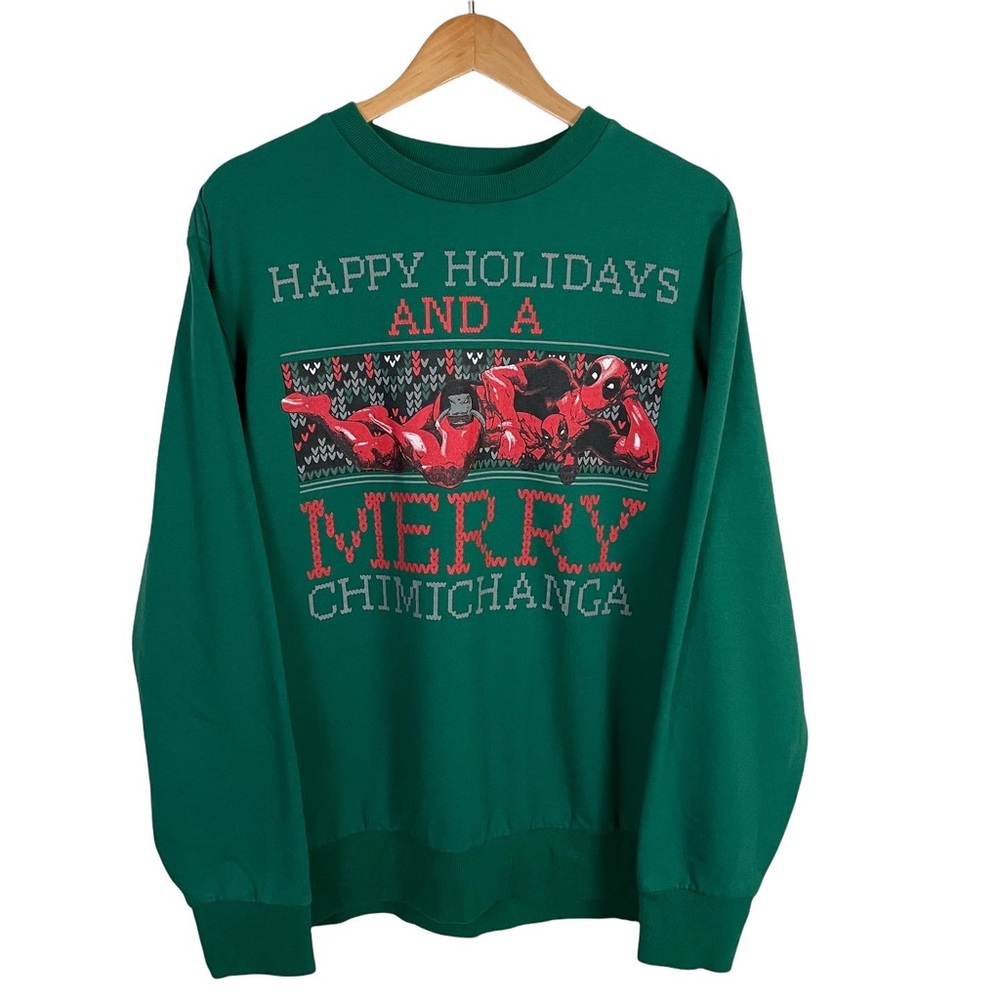 Marvel Deadpool Happy Holidays Christmas Sweatshirt